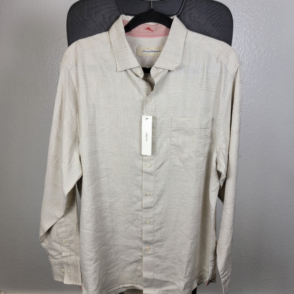 Tommy Bahama Costa Tautira Long Sleeve Casual Button Down Shirt - Picture 1 of 6